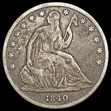 1840-O Seated Liberty Half Dollar LIGHTLY CIRCULAT