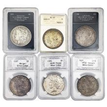 1884-1925 [6] US Silver Dollars
