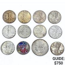 [12 Coins][1890-S - 1945-S] Varied US Coinage