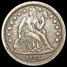 1842 Seated Liberty Dime CLOSELY UNCIRCULATED