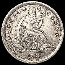 1839 Seated Liberty Dime CLOSELY UNCIRCULATED