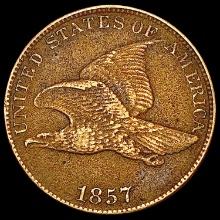 1857 Flying Eagle Cent CLOSELY UNCIRCULATED