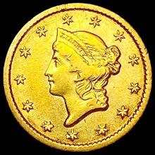 1851-O Rare Gold Dollar CLOSELY UNCIRCULATED