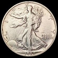 1920 Walking Liberty Half Dollar NEARLY UNCIRCULAT