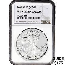 2023-W Silver Eagle NGC PF70 Ultra Cameo