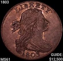 1803 Draped Bust Cent UNCIRCULATED