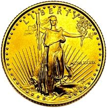 1989 US $10 1/4oz. Gold Eagle