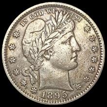 1895 Barber Quarter NEARLY UNCIRCULATED