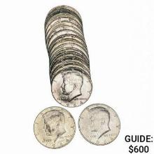 1908-1964 90% Silver 50c Roll (20 Coins)