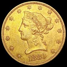 1880 $10 Gold Eagle CLOSELY UNCIRCULATED
