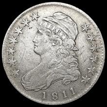 1811 Capped Bust Half Dollar CLOSELY UNCIRCULATED