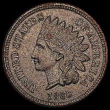 1860 Indian Head Cent CLOSELY UNCIRCULATED