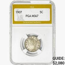 1907 Liberty Victory Nickel PGA MS67