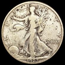 1923-S Walking Liberty Half Dollar LIGHTLY CIRCULA