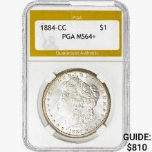 1884-CC Morgan Silver Dollar PGA MS64+