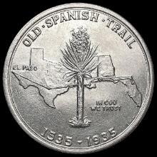 1935 Spanish Trail Half Dollar GEM BU