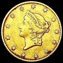 1849 Rare Gold Dollar NEARLY UNCIRCULATED