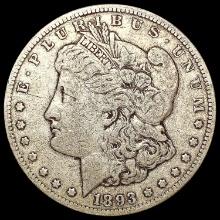 1893-CC Morgan Silver Dollar LIGHTLY CIRCULATED