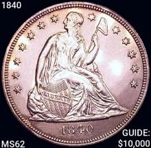 1840 Seated Liberty Dollar UNCIRCULATED