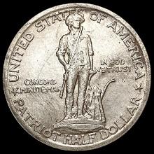 1925 Lexington Half Dollar NEARLY UNCIRCULATED