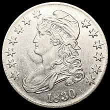 1830 Capped Bust Half Dollar CLOSELY UNCIRCULATED