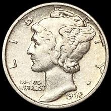 1942/41 Mercury Dime CLOSELY UNCIRCULATED