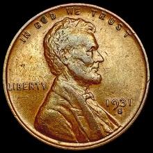 1931-S Wheat Cent NEARLY UNCIRCULATED