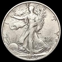 1920-S Walking Liberty Half Dollar CLOSELY UNCIRCU