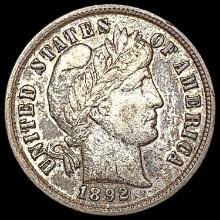 1892 Barber Dime CLOSELY UNCIRCULATED