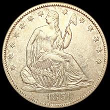 1859-O Seated Liberty Half Dollar CLOSELY UNCIRCULATED