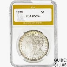 1879 Morgan Silver Dollar PGA MS65+
