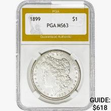 1899 Morgan Silver Dollar PGA MS63