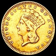 1856 Rare Gold Dollar NEARLY UNCIRCULATED