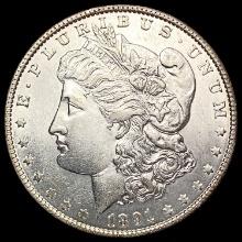 1891 Morgan Silver Dollar CLOSELY UNCIRCULATED
