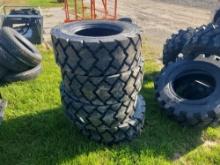4 Skid Loader Tires 10-16.5 NHS - New