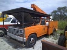 1986 FORD 1T BUCKET TRUCK