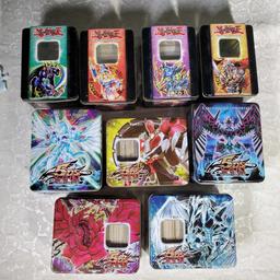 8 Yu-Gi-Oh! Collector Tins with Cards - 4 5DS and 4 Shonen Jump's - Series 2, 5 and 6, 2005-2009