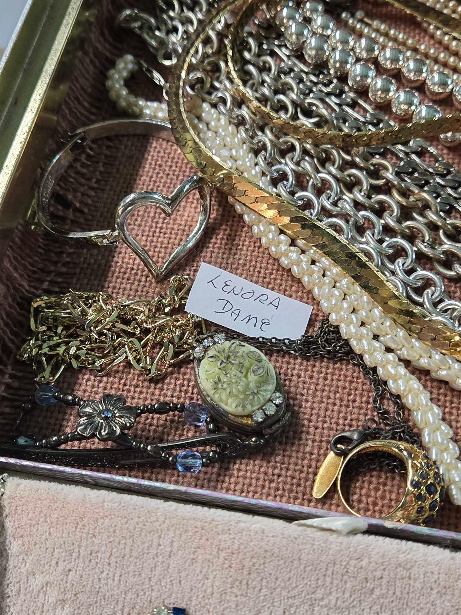 Case Lot of Jewelry Incl. Vintage