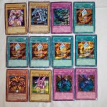 12 Yu-Gi-Oh! Parallel Secret Rare Promo Cards Incl DDS-003 Exodia, PCK, PCY and DOR cards