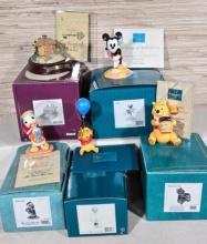 5 Disney Classics Figurines In Boxes