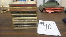 cds, lot of music cds many classic rock artist and easy listening