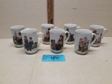 Norman Rockwell Collector Cups