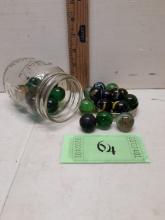 Ball Jar of Marbles