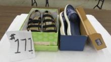 ladies shoes, two pairs both in boxes unlisted size 8.5 and keds size 9