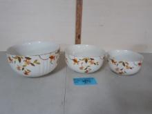 Vintage Hall Jewel Tea Nesting Bowls