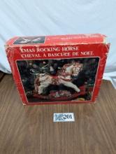 Xmas Rocking Horse, Ceramic