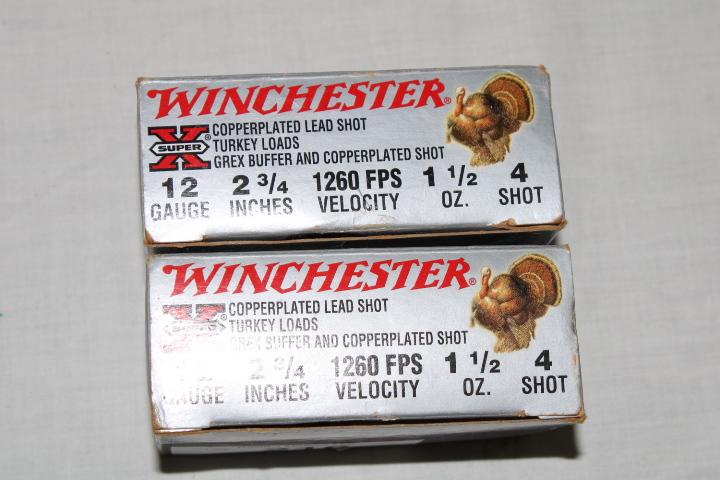 18 Rounds of Winchester .12 Ga. Turkey Loads
