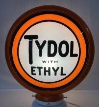 15" Tydol with Ethyl Gasoline Pump Globe