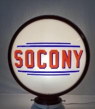 15" Socony Gasoline Pump Globe