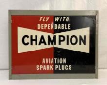 Champion Aviation Spark Plugs Cabinet